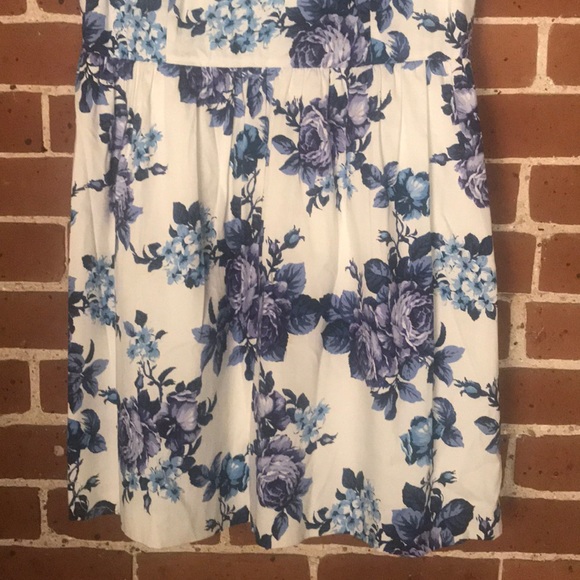 Flora Print A-Line Dress - Picture 2 of 3